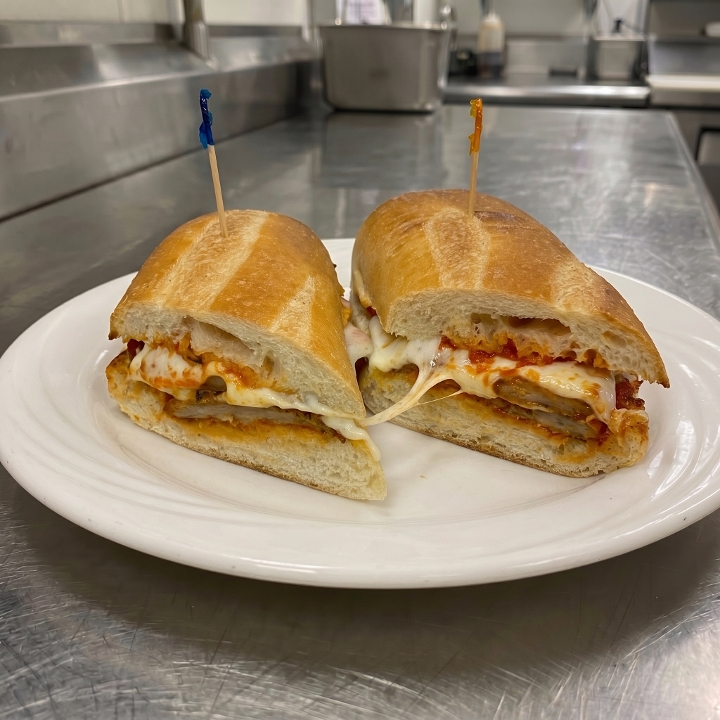 Eggplant Parmigiana Sub.