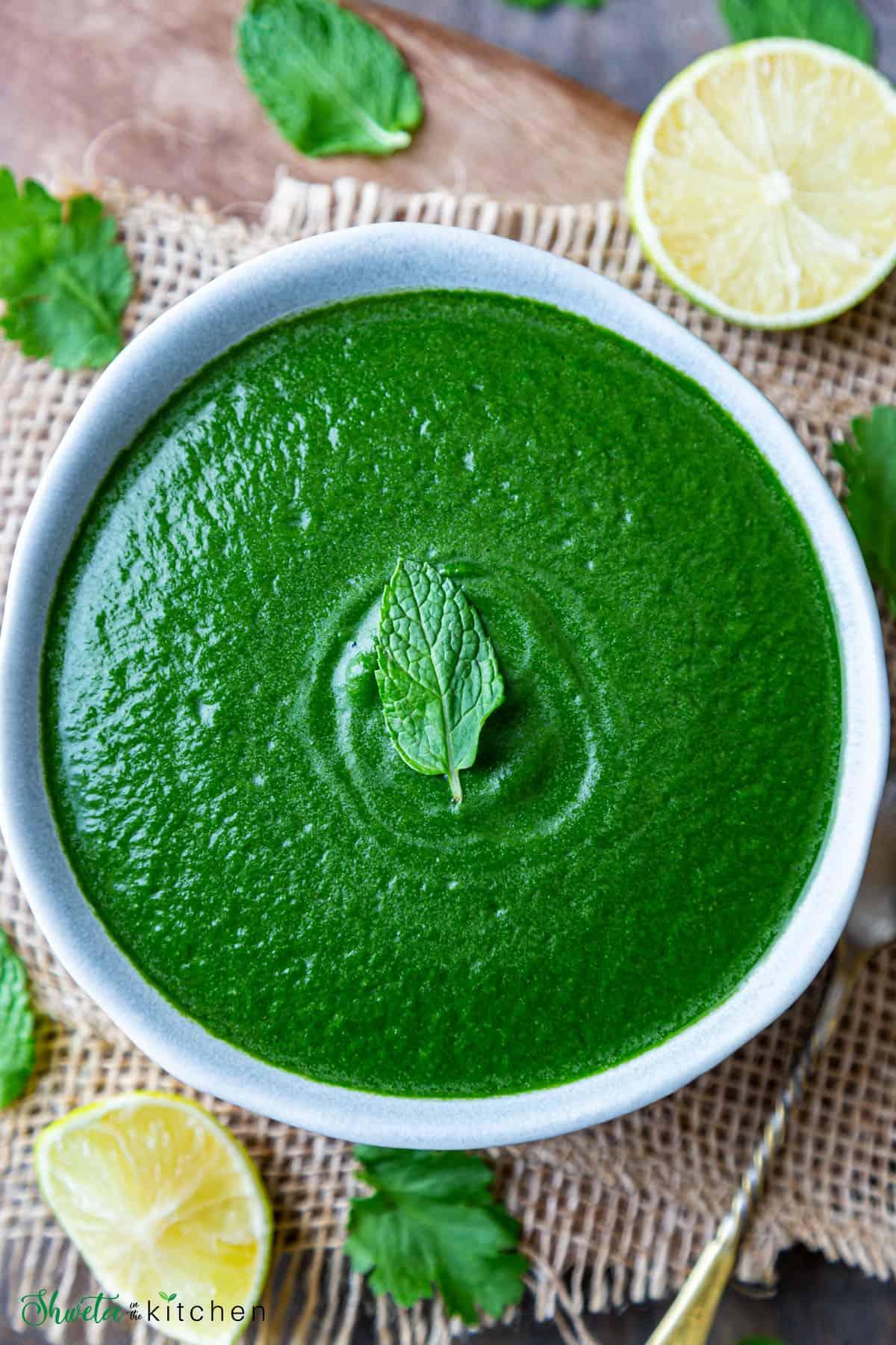 Mint Chutney.
