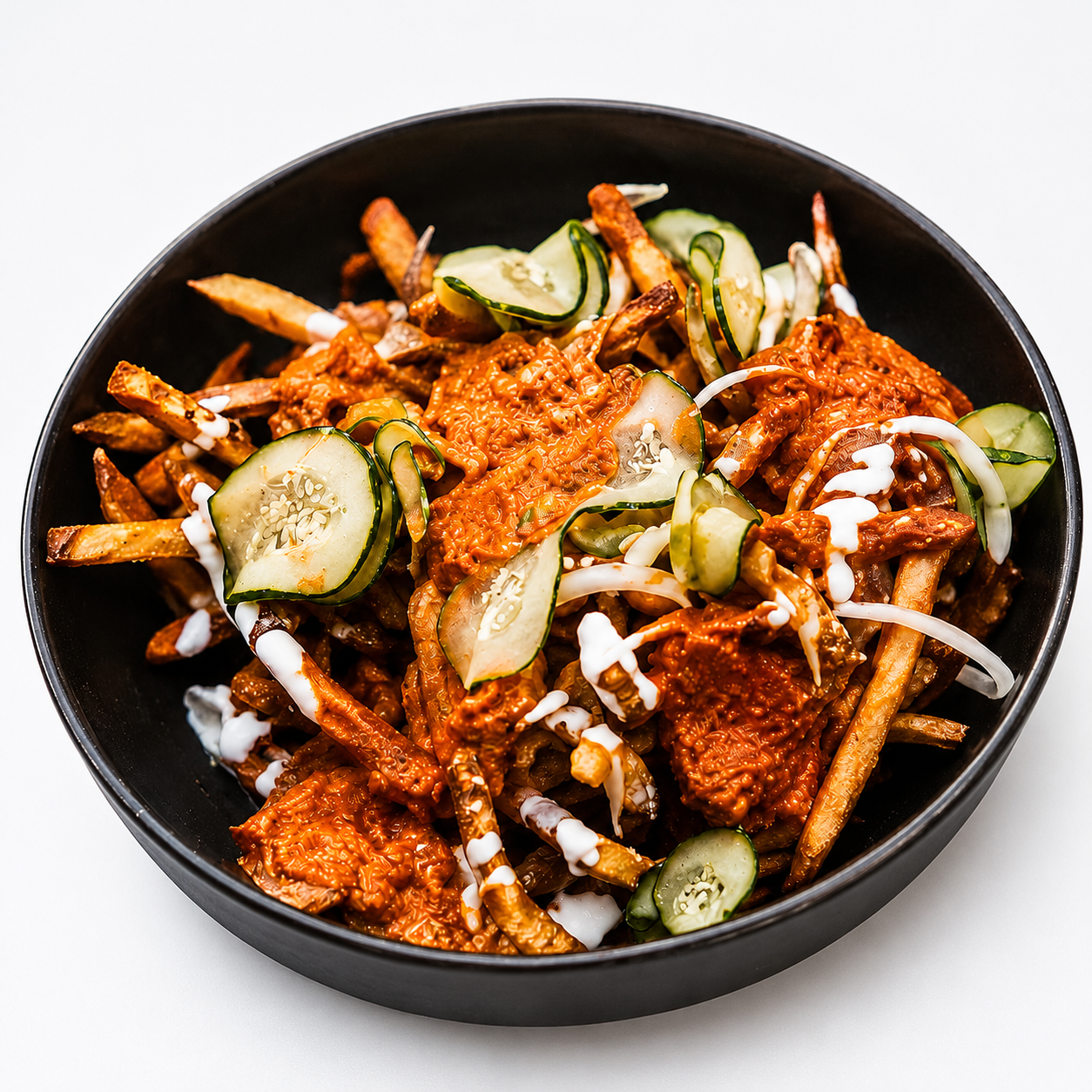 Loaded Chili Crisp Fries.