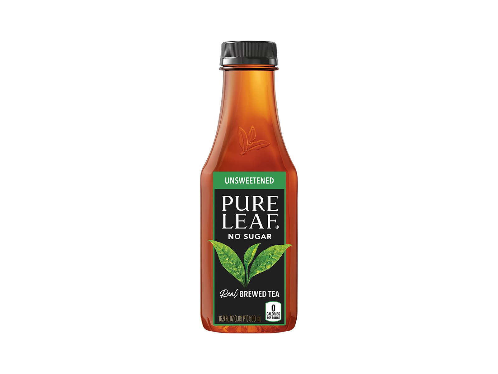 Pure Leaf Brewed Iced Tea Unsweeted - 16.9 oz Bottle.