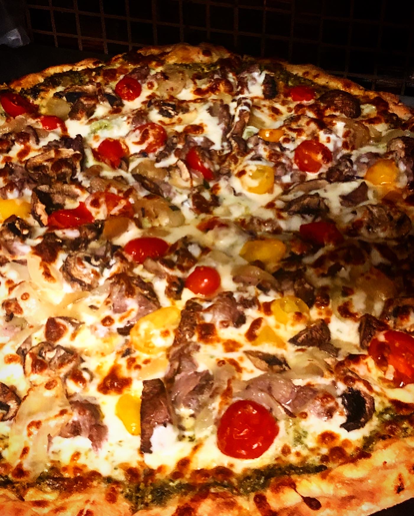 Tri-Tip Chimichurri Pizza.