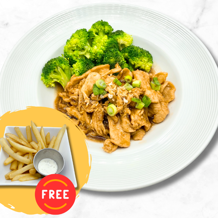 Garlic & Pepper (with FREE French Fries).