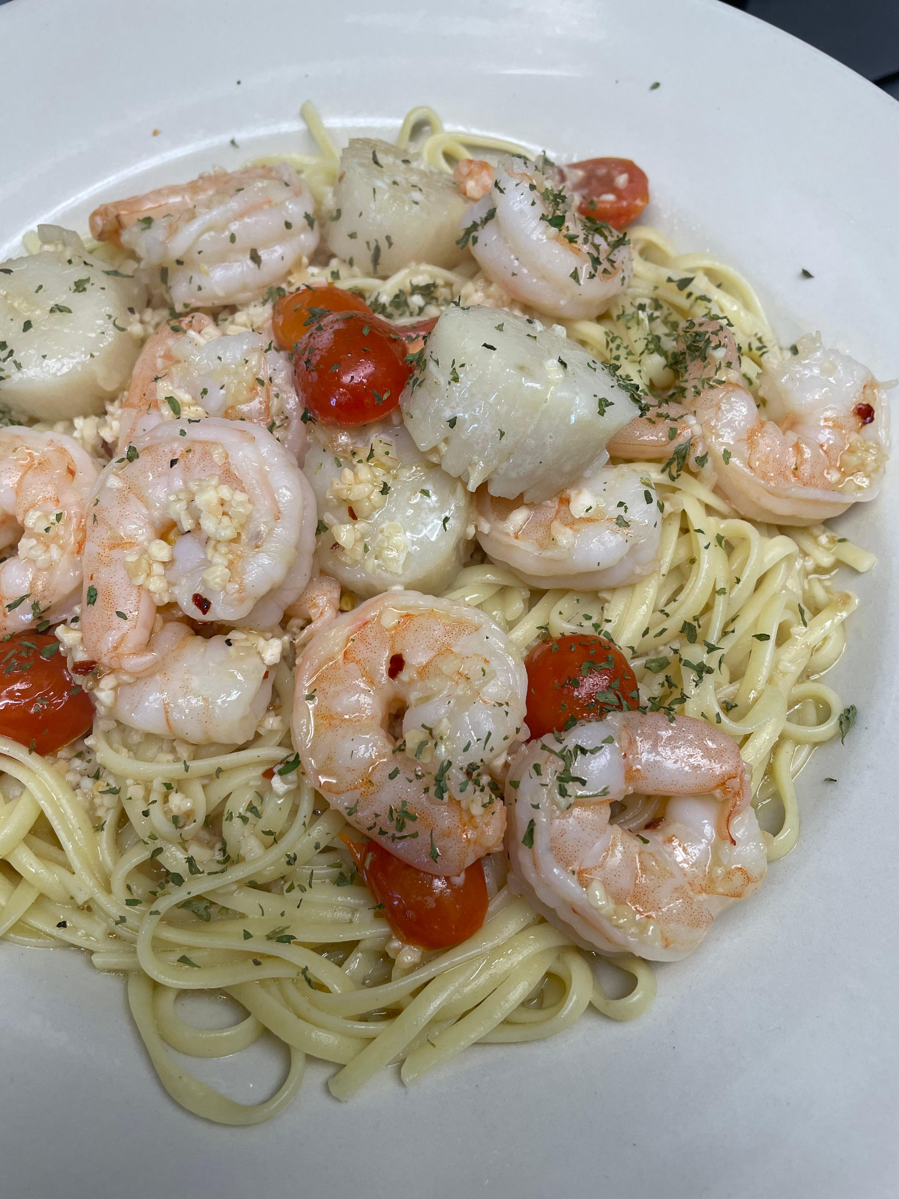 Scallop/Shrimp Scampi.