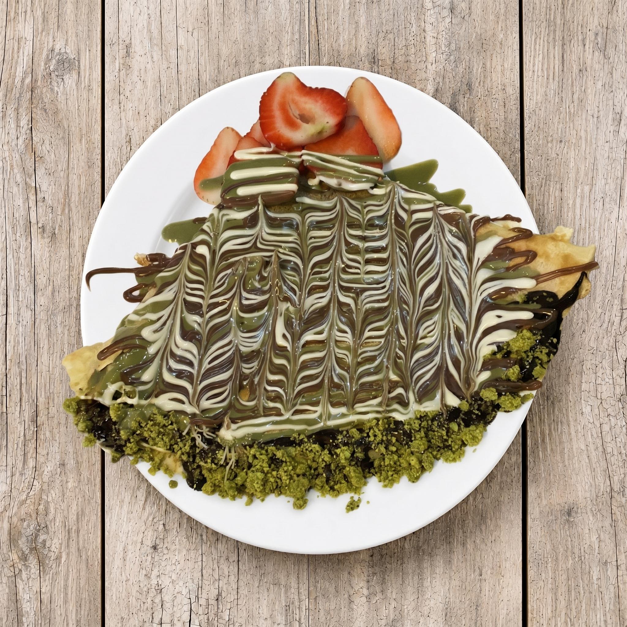 Dubai Chocolate Crepe.
