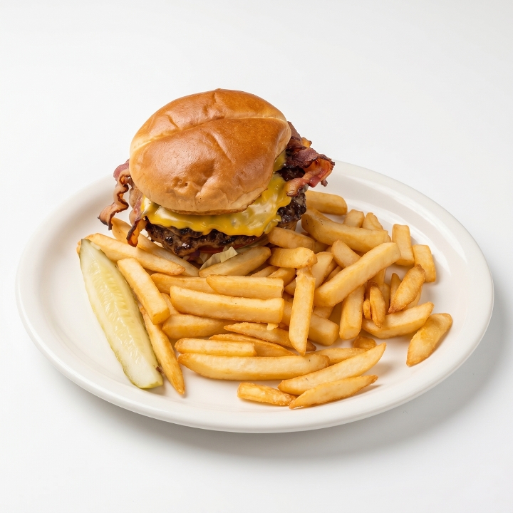 Cheese & Bacon Burger.