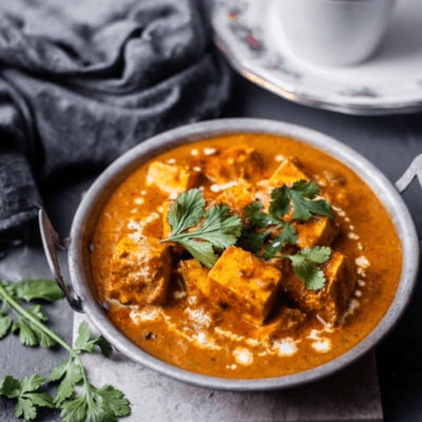 Paneer Tikka Masala Curry (Indian Cheese in Creamy Curry).