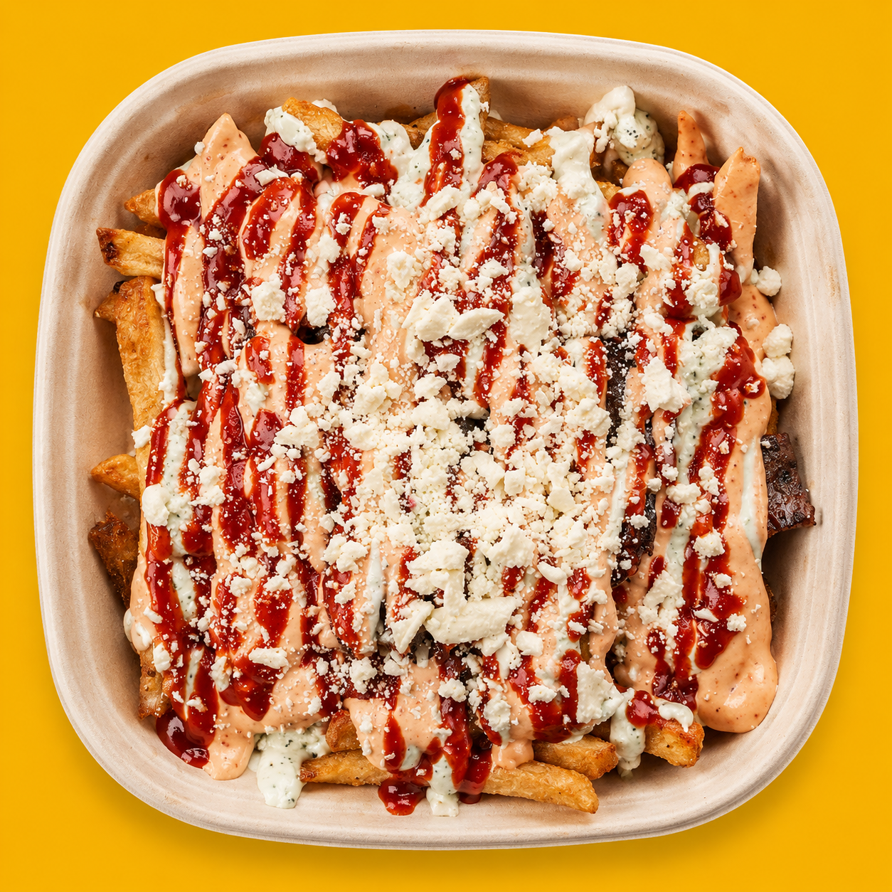 Chili Cheese Fries With Gyro.