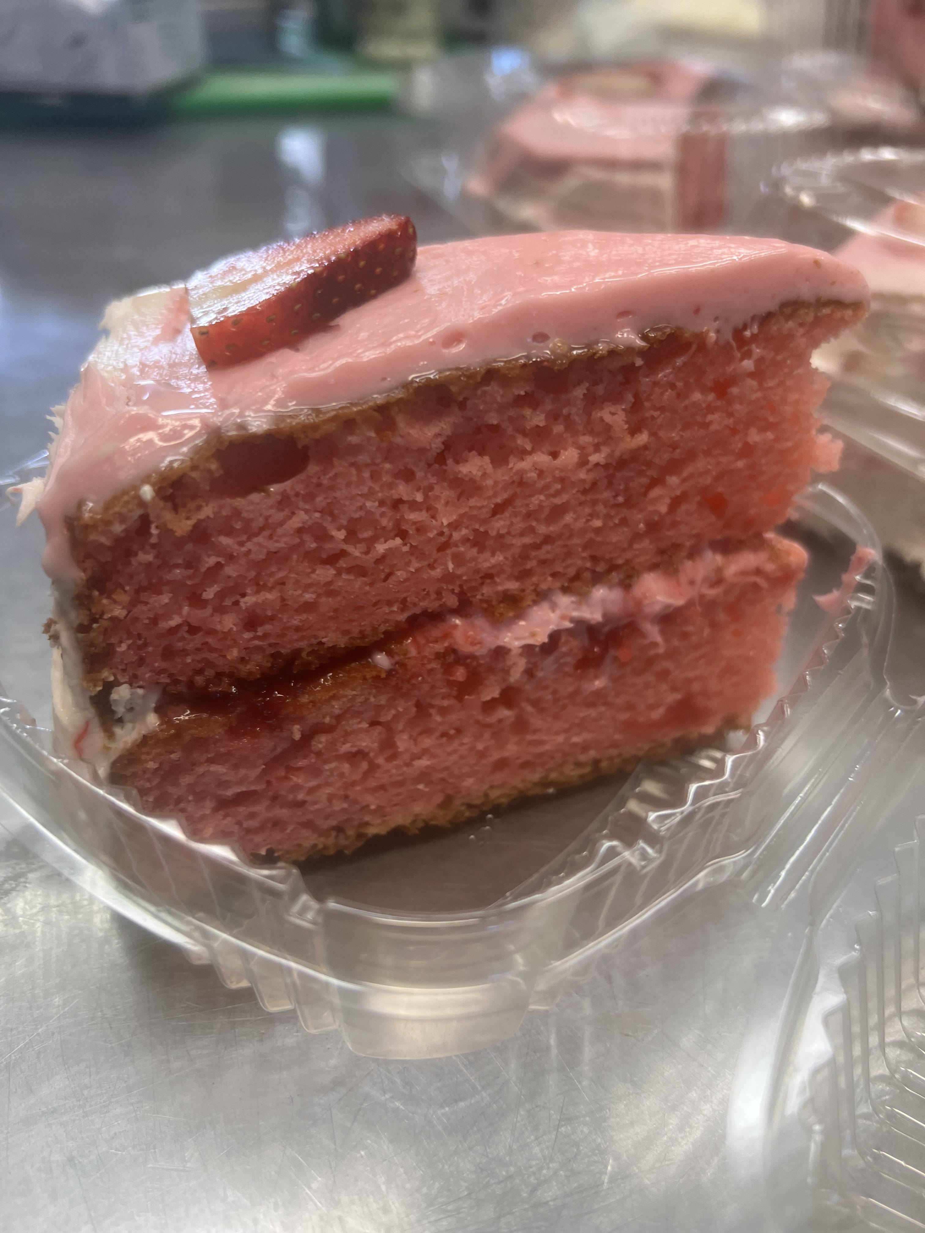 Strawberry cake.