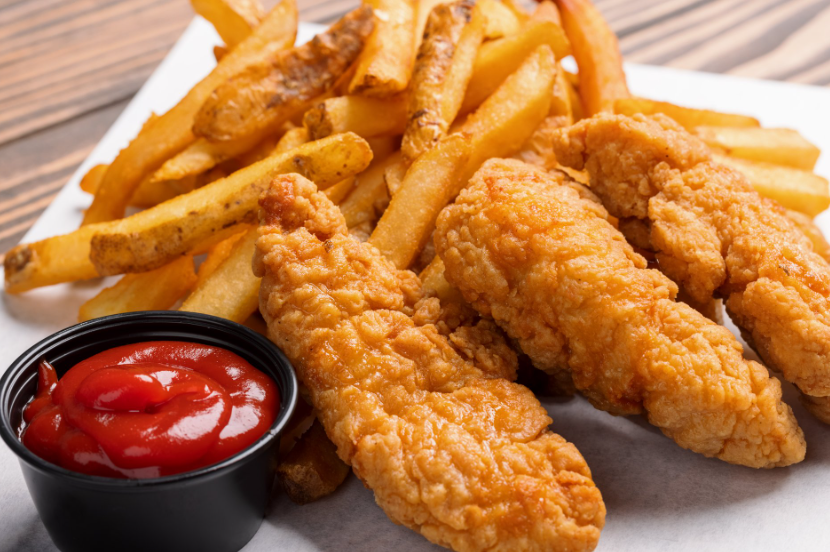 Chicken Tenders and Fries Combo.