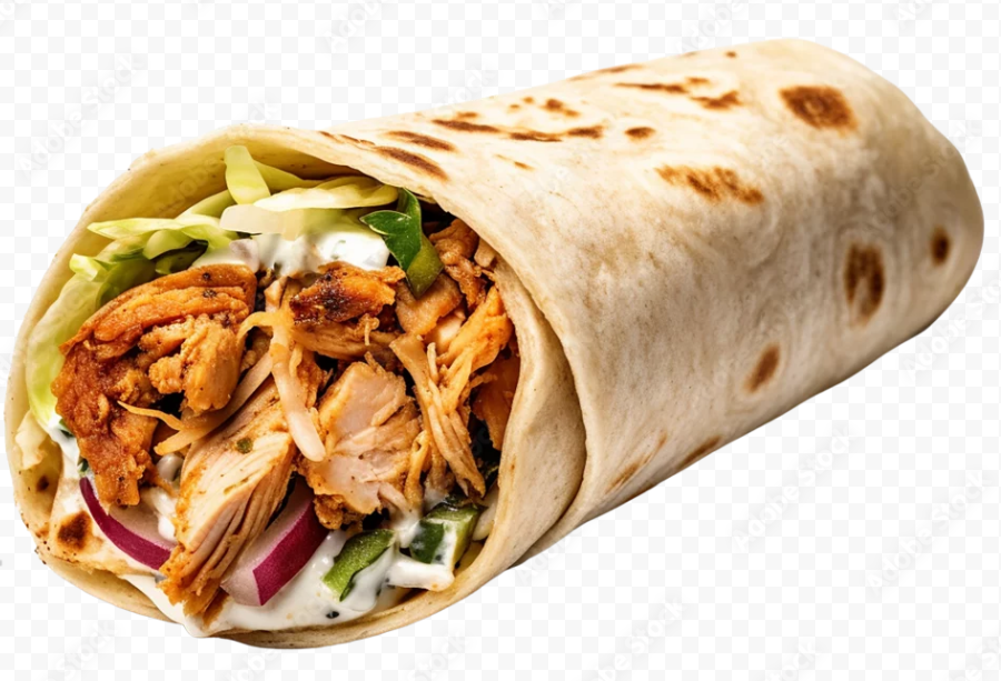 Tandoori Chicken Wrap.
