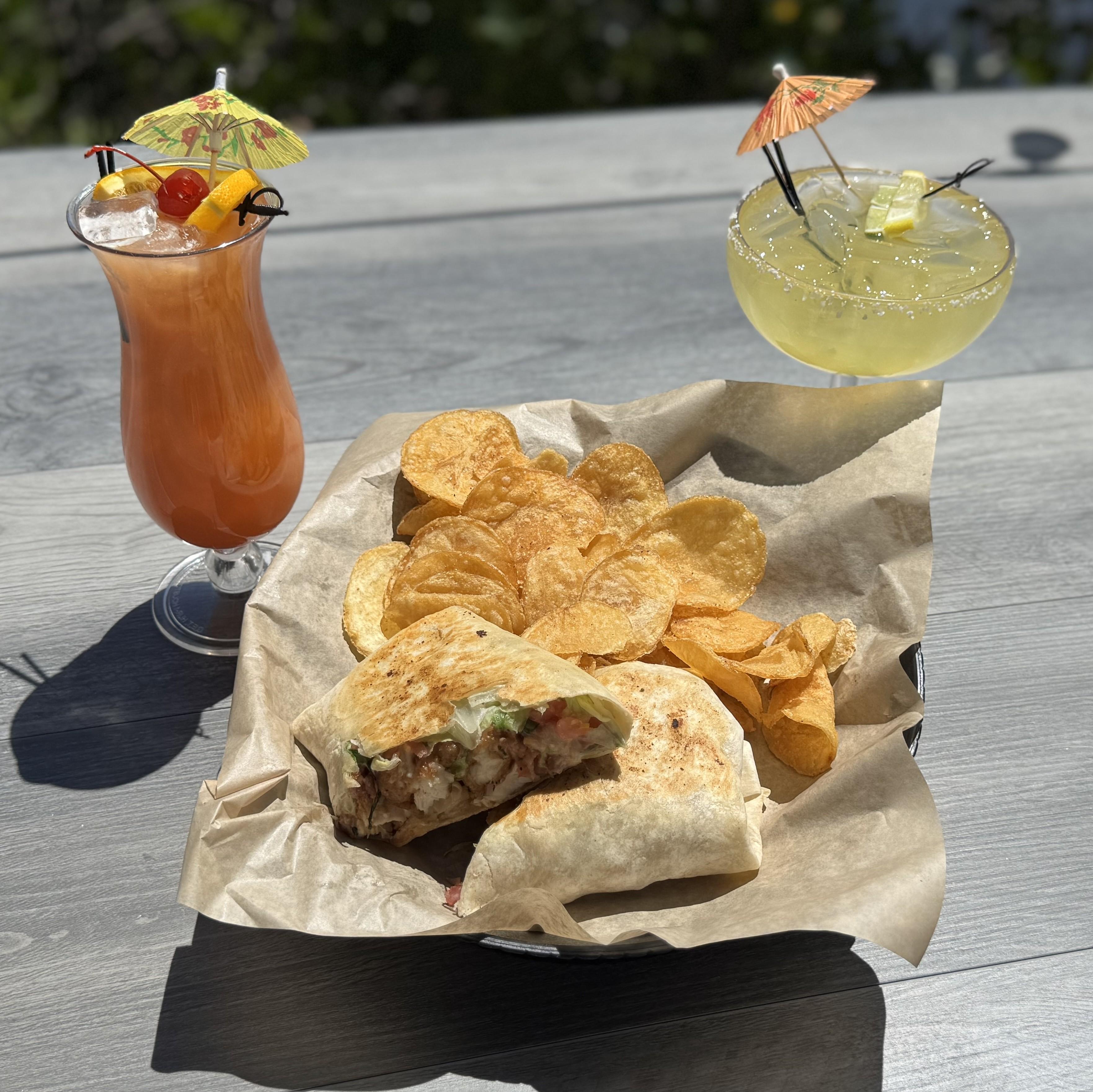 Crunchy Chicken Wrap.