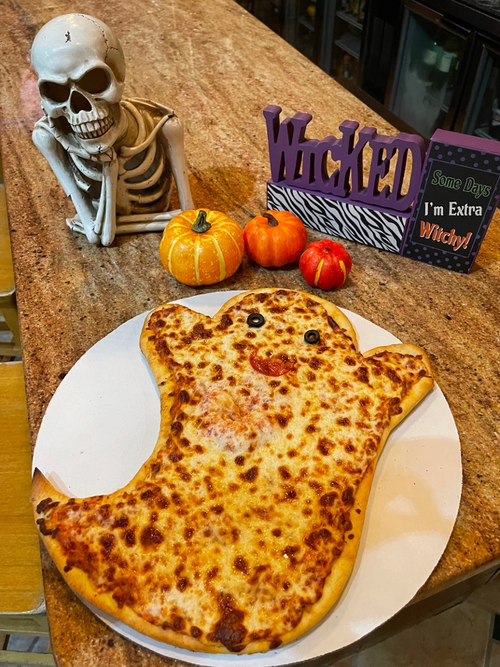 Thin Crust Heart Shaped Pizza.