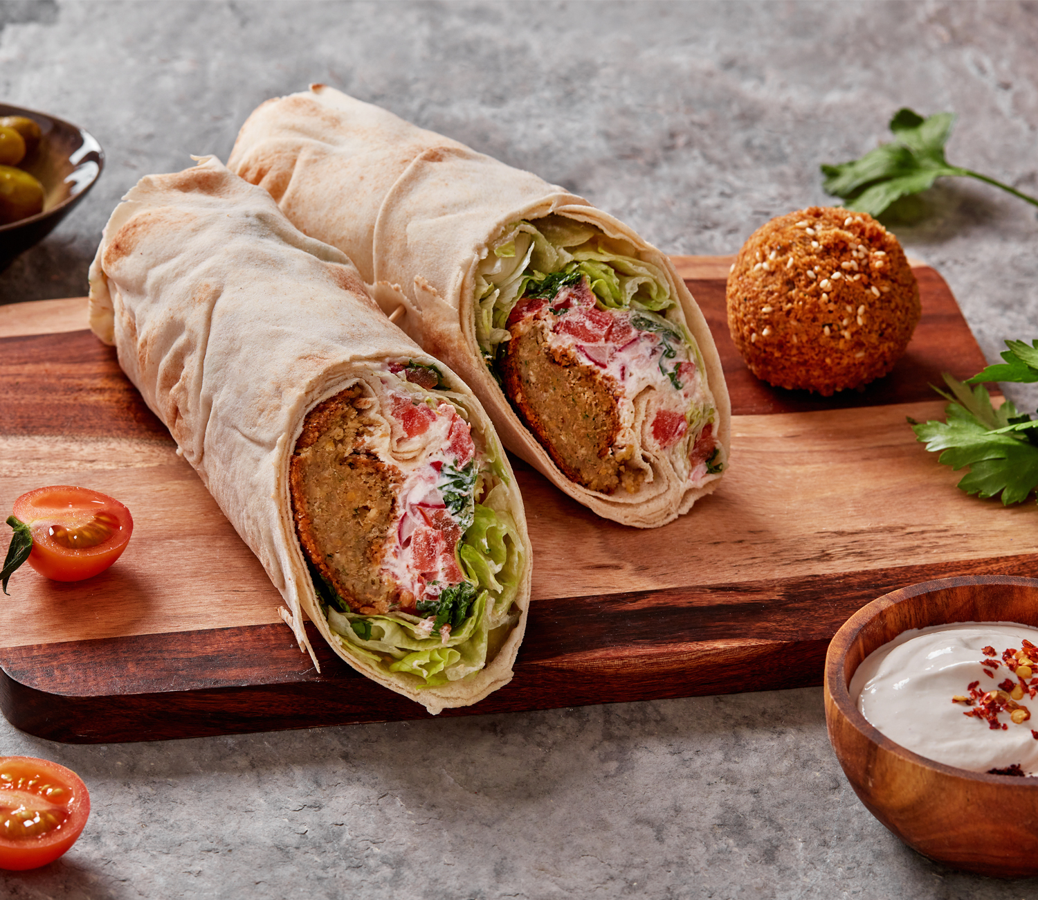 Falafel Wrap.