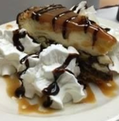 Gourmet Turtle Cheesecake.