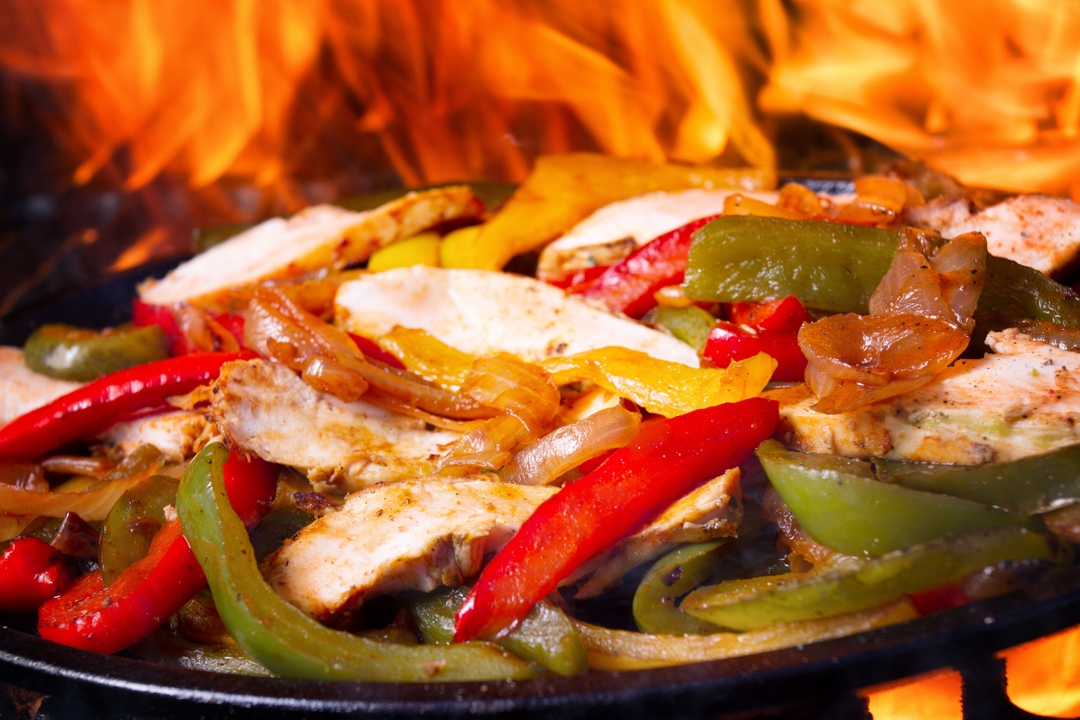 SIZZLING FAJITAS Chicken.