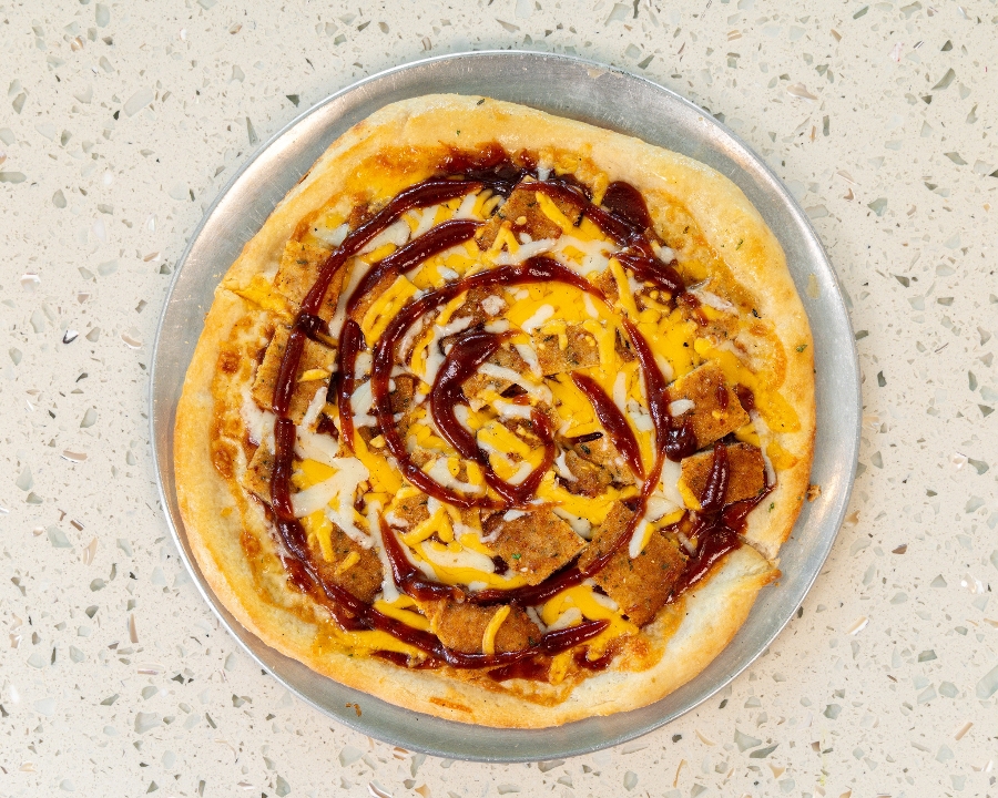 The BBQ Chicken Pizza.