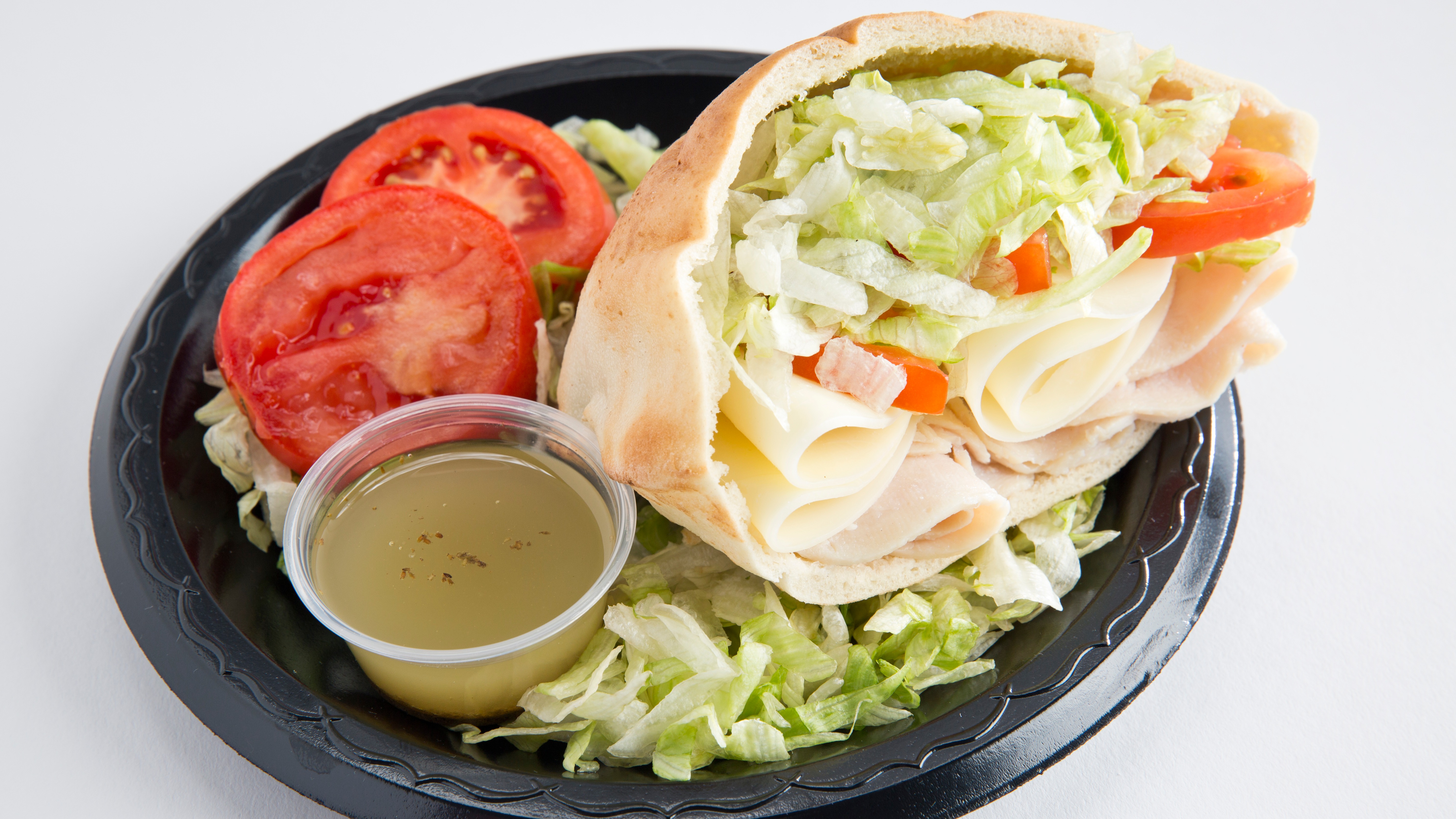 Turkey and Cheese Sandwich.