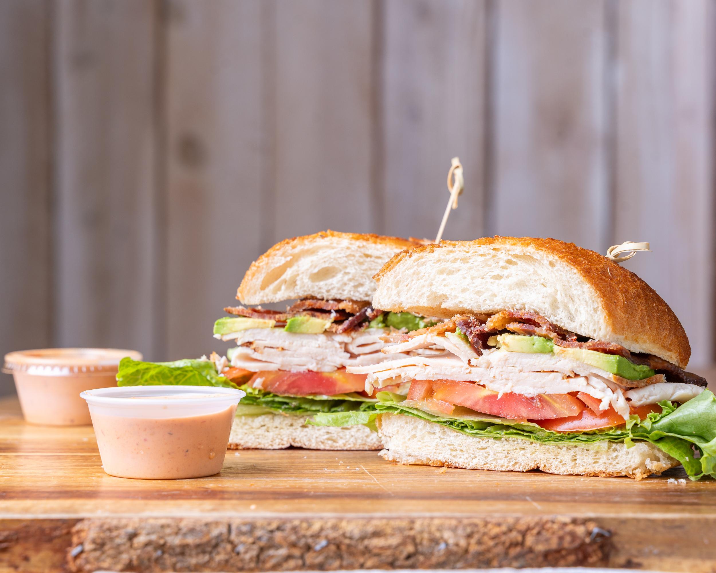 Chicken Bacon Chipotle Sandwich.