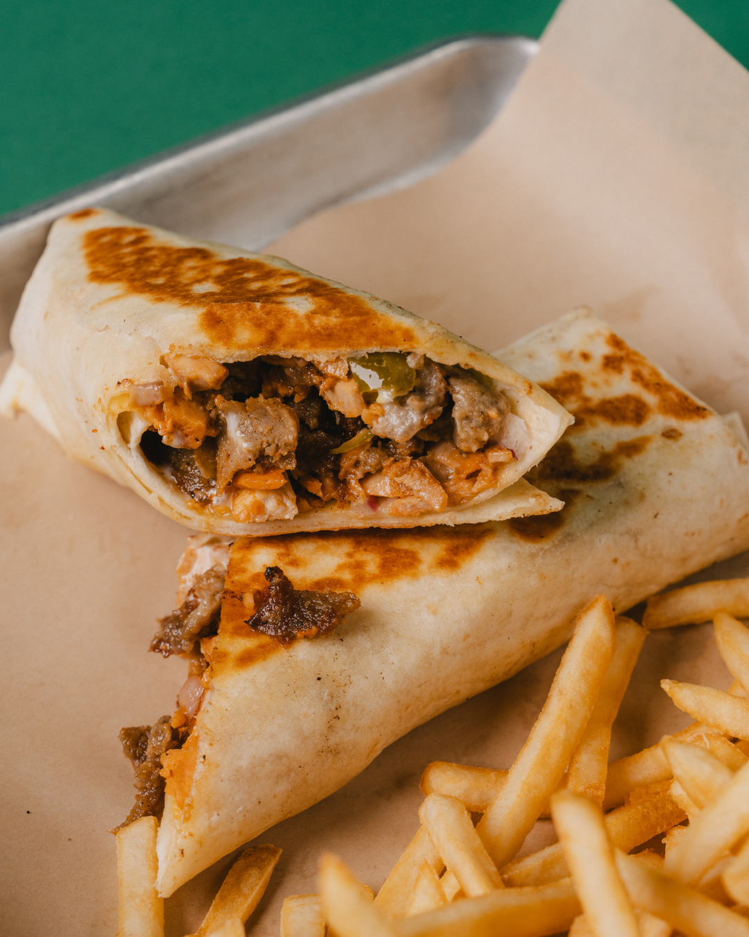 Beef Shawarma Wrap.