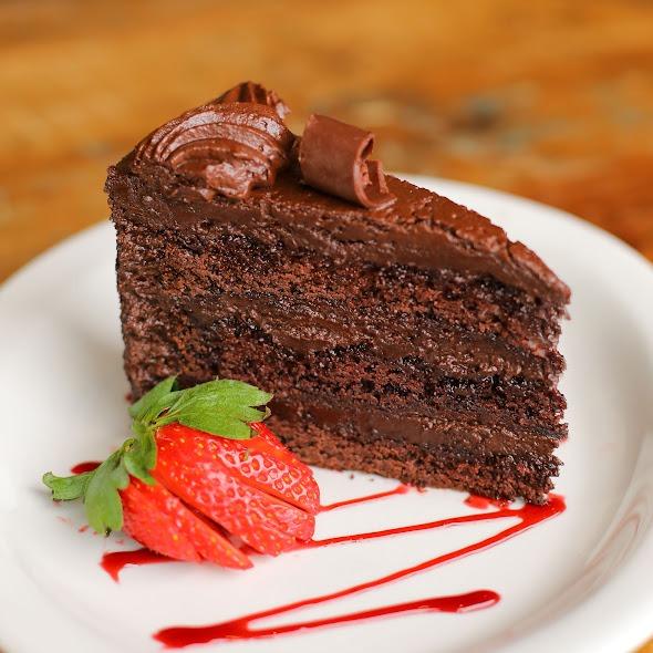 Double Chocolate Cake.