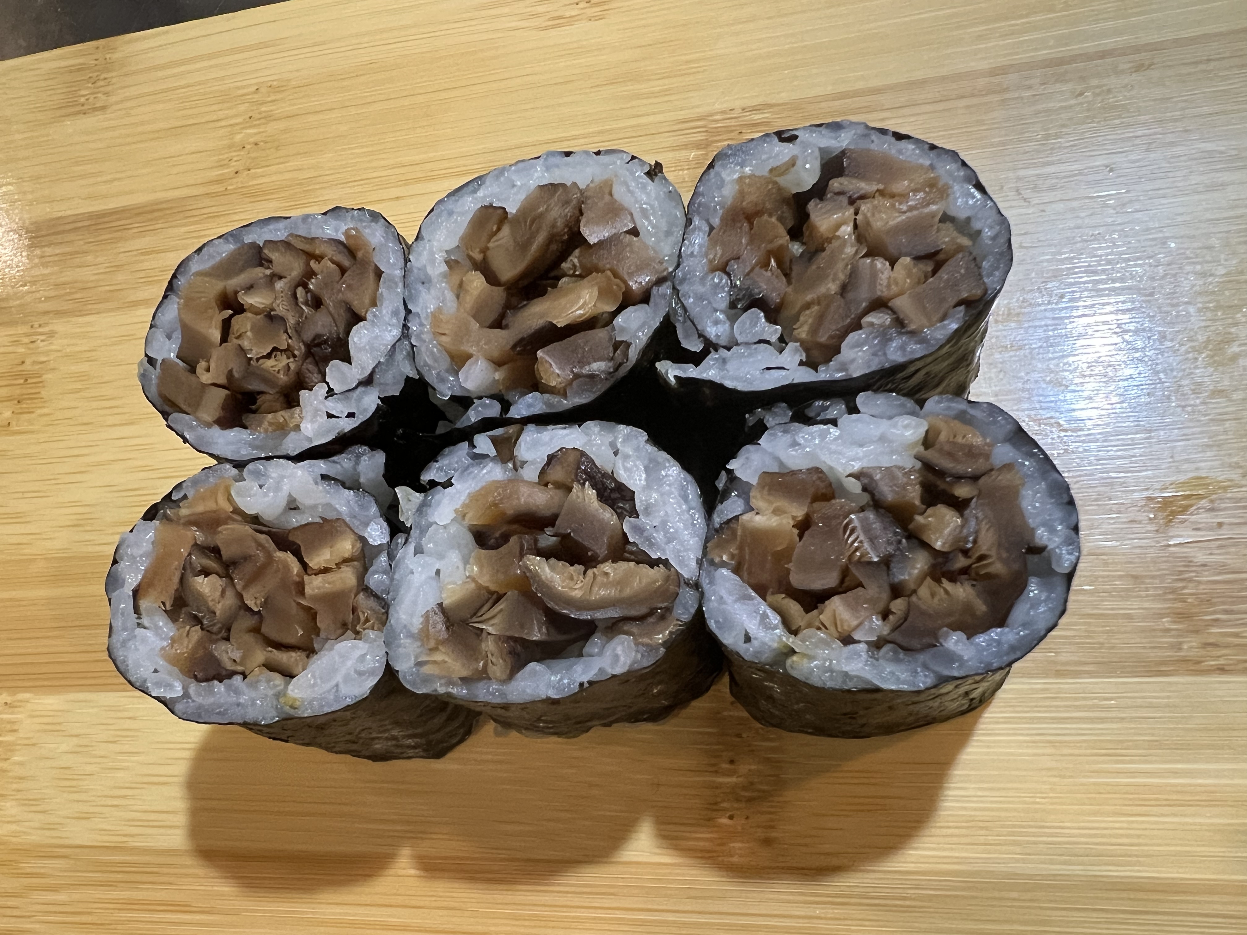 Shiitake Mushroom roll.