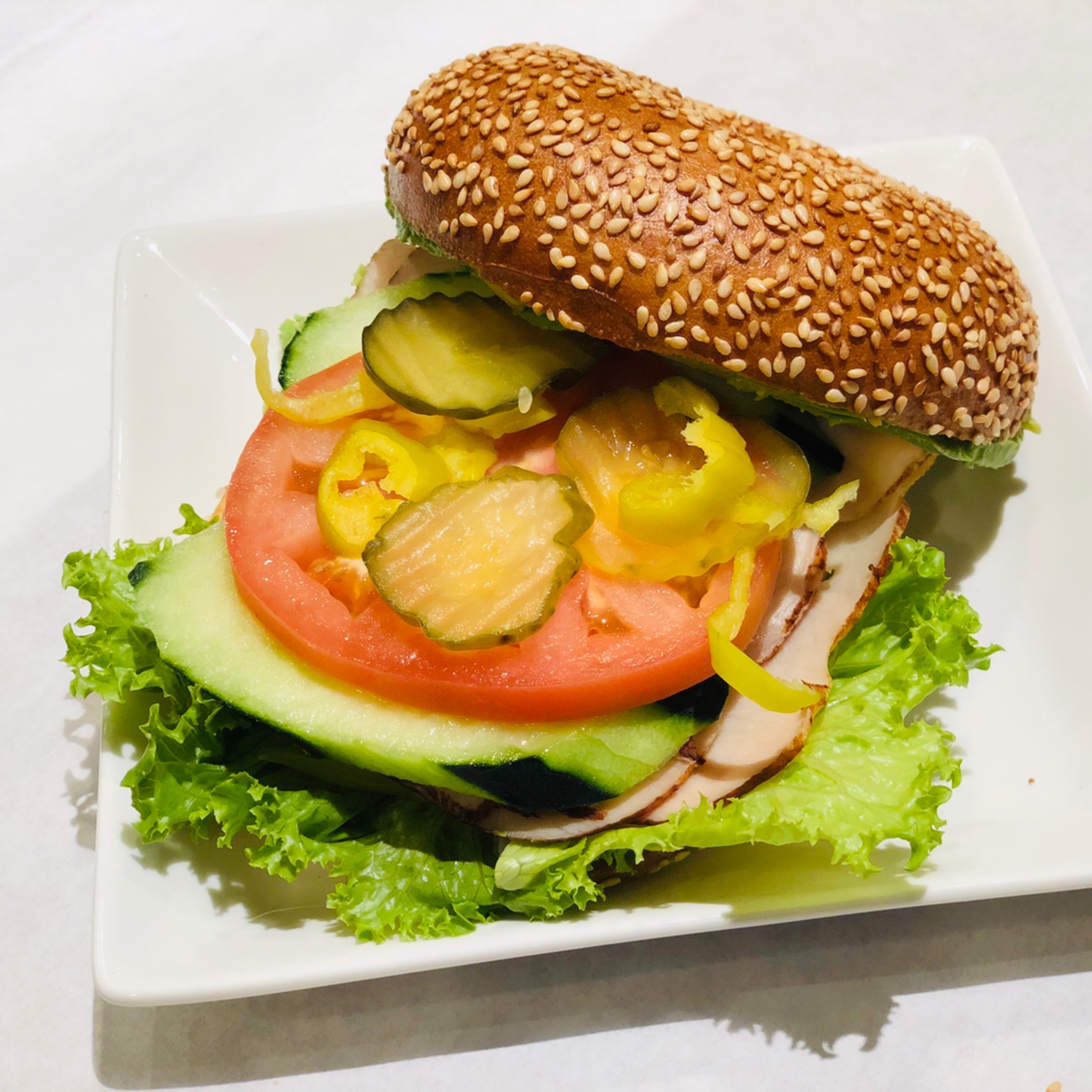 Bagel Street Club (Turkey Breast).