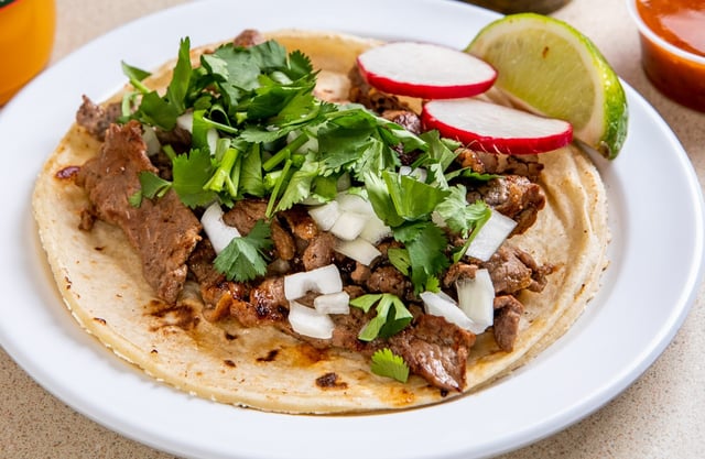 Steak Tacos Tray.