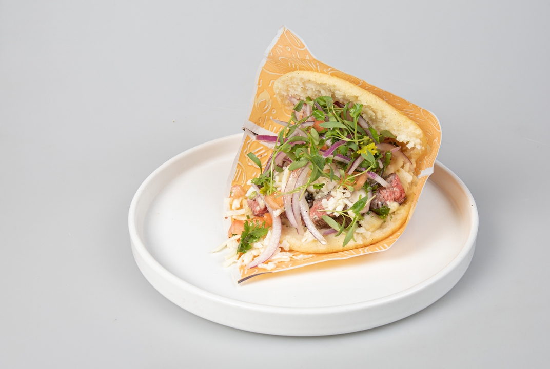 Arepa Simon Bolivar.