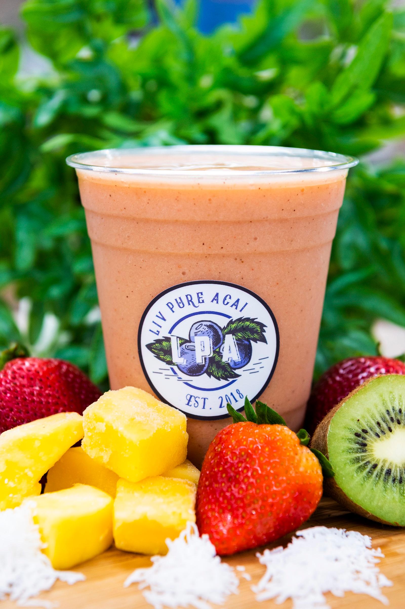 Simply Strawberry Smoothie.