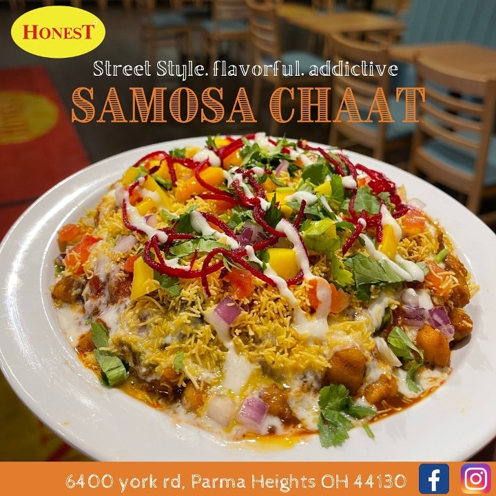 Samosa Chaat.