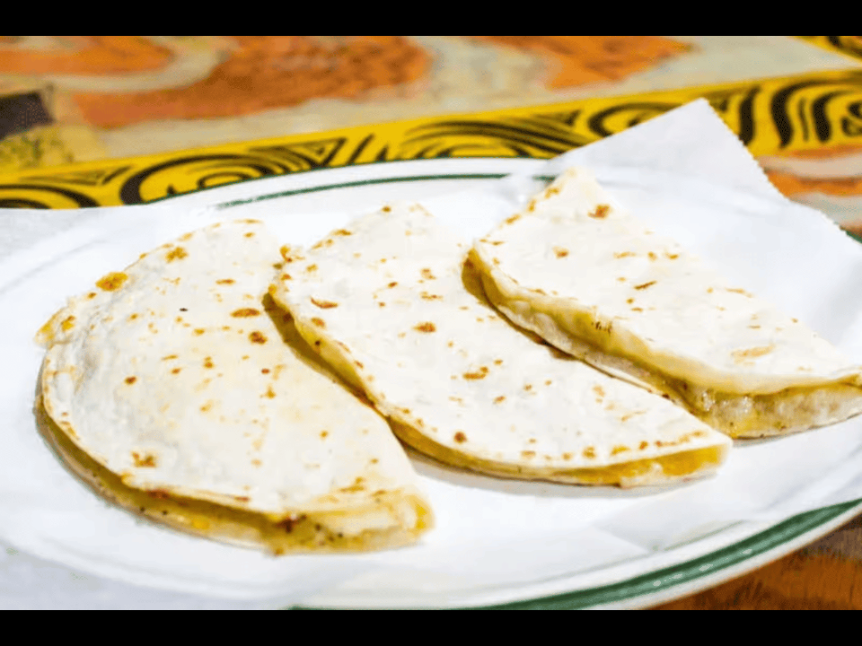 Quesadillas A La Carte.