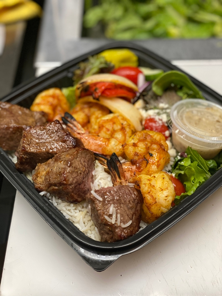 Surf & Turf(Shrimp & beef ).