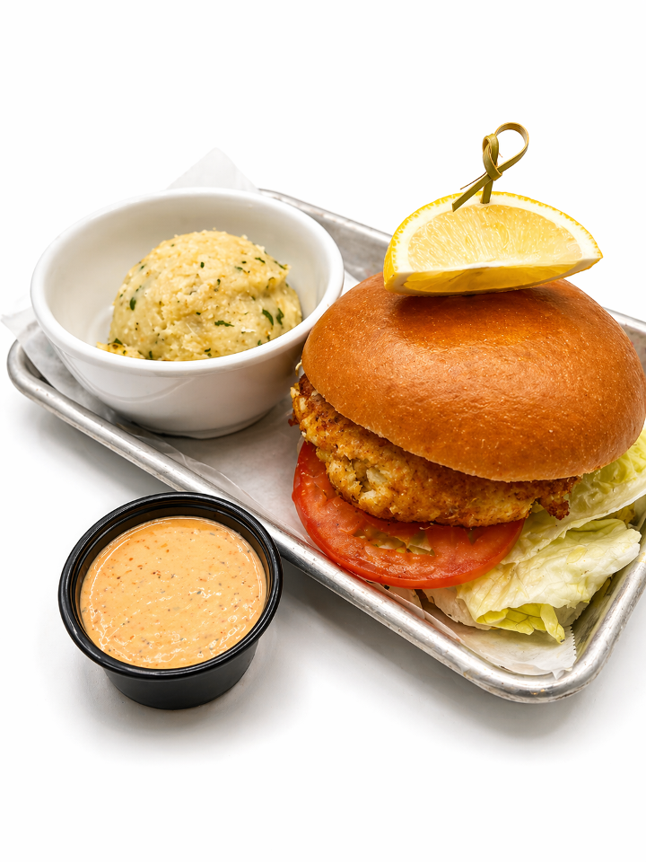 Crabcake Sandwich.