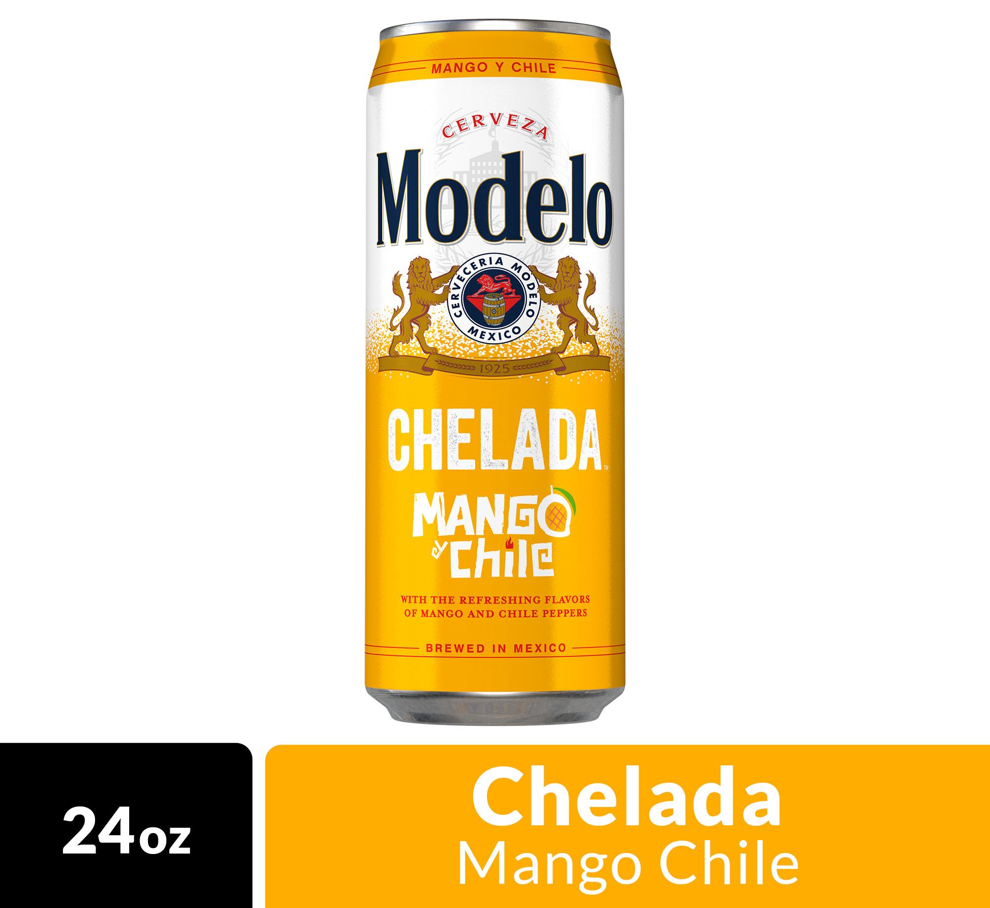 Modelo Chelada Mango Y Chile Mexican Import Flavored Beer 24oz.