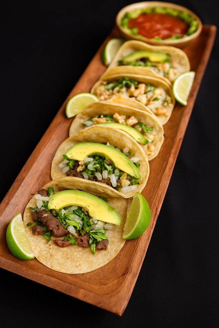 Mix (Chorizo/Asada) Tacos.