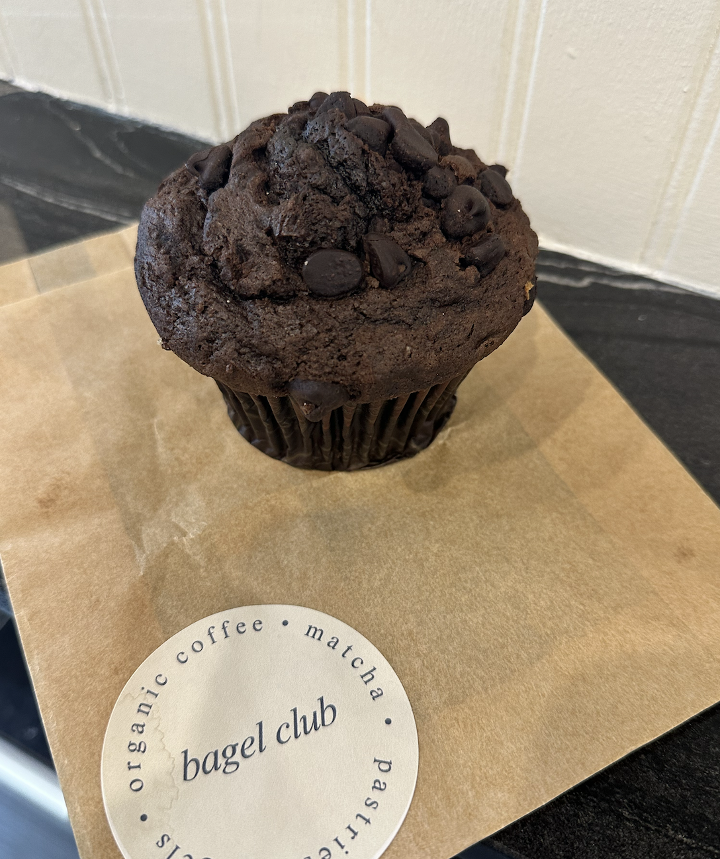 Double Choc Chip Yogurt Muffin.