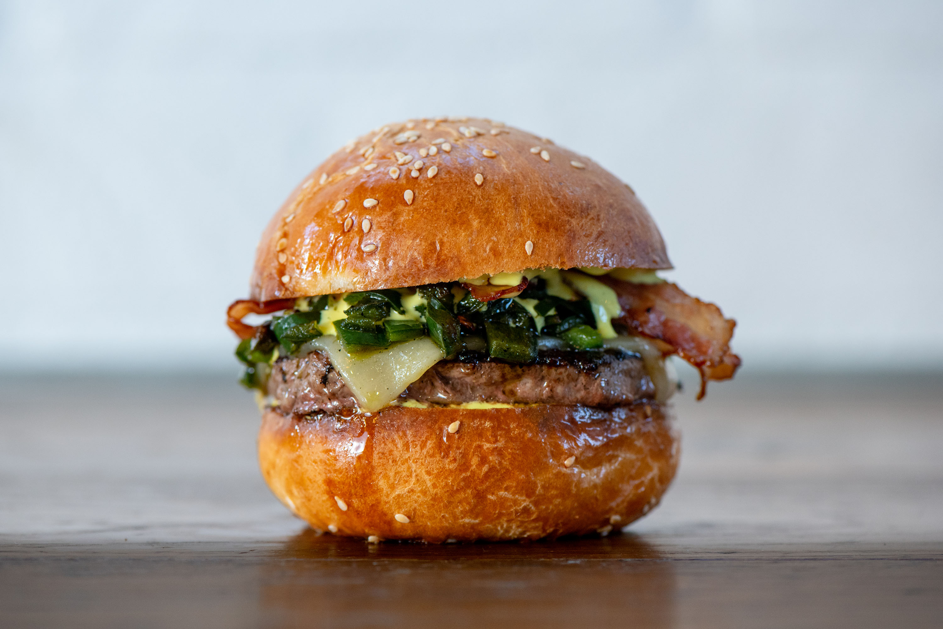 The Chile Garden Burger.