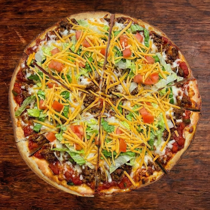 Taco Gluten Free Pizza.