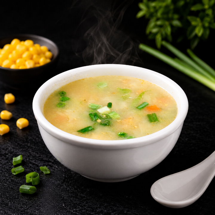 Veg Sweet Corn Soup.