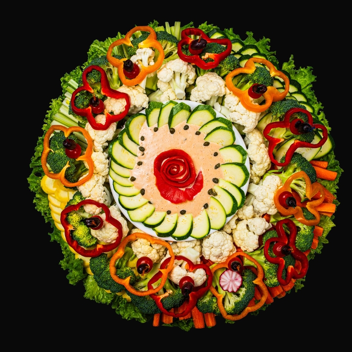 Chilled Vegetable Tray.