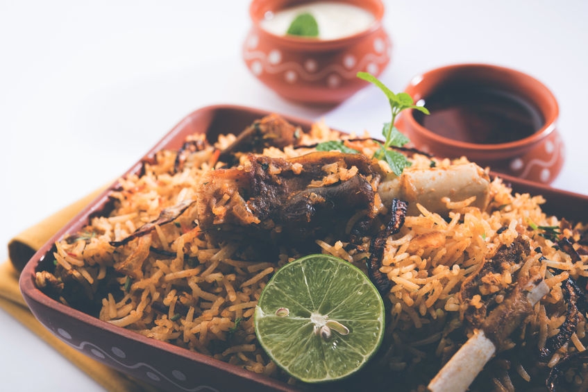 Goat Biryani.