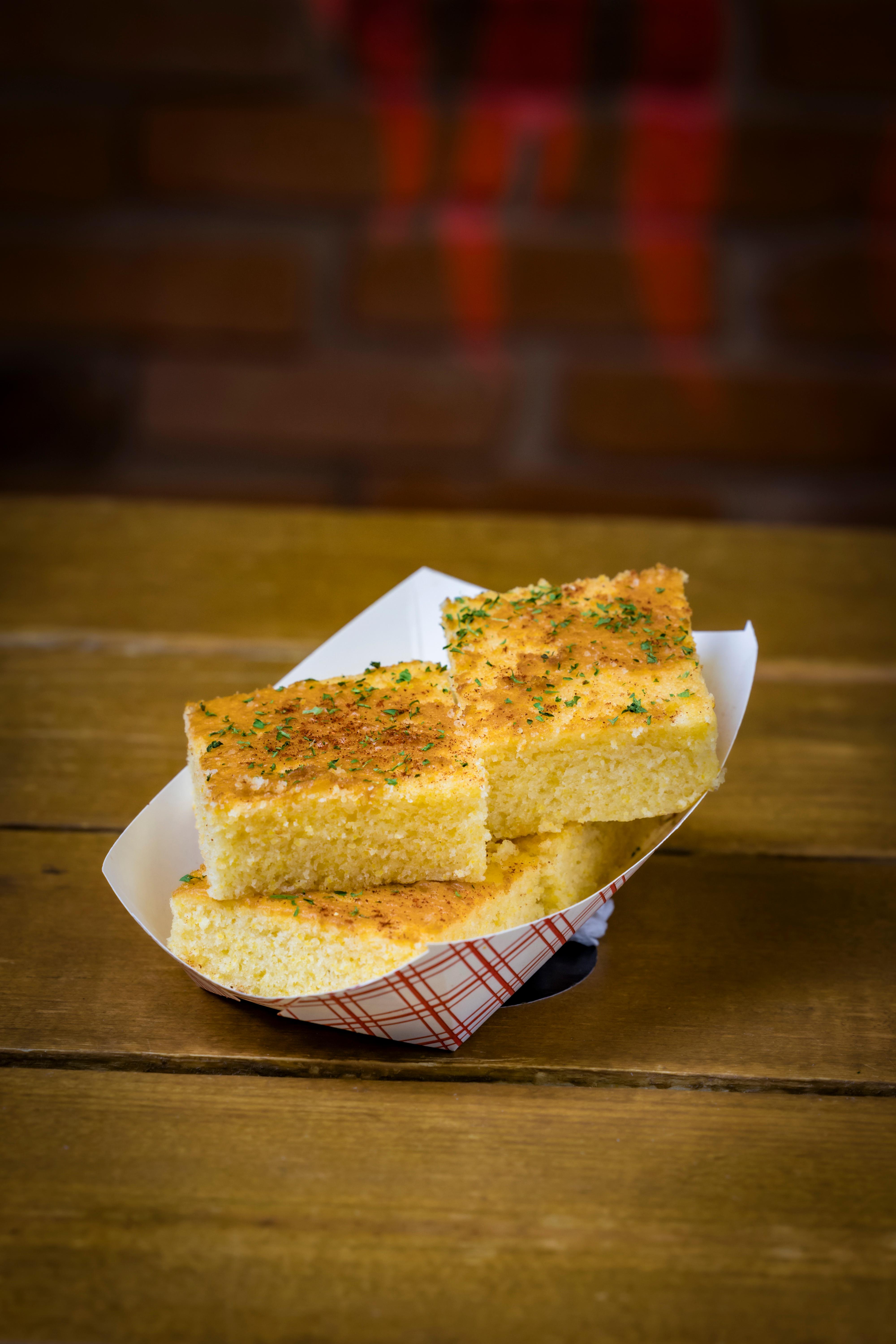 Corn Bread 1/2 Tray.