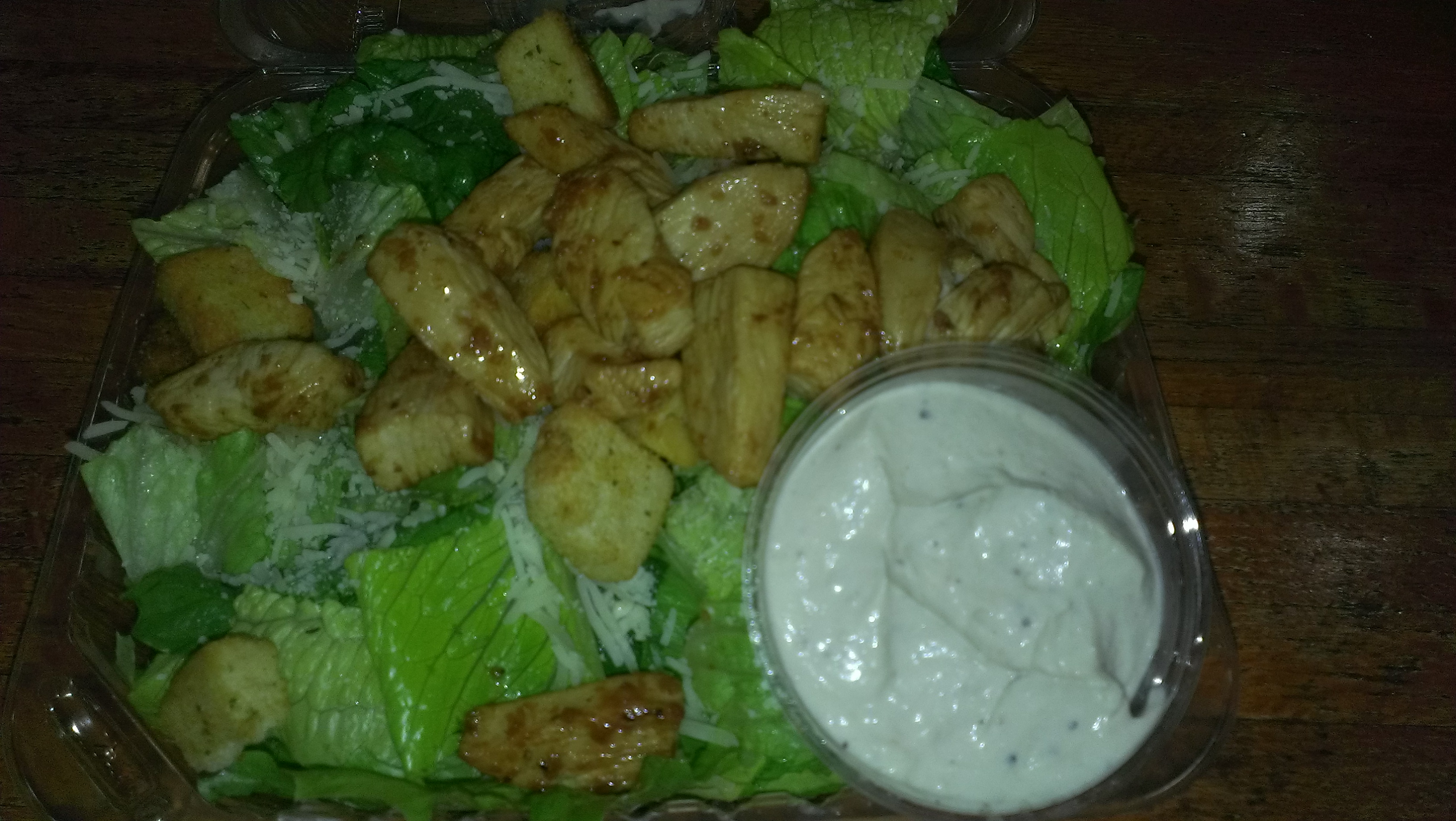 LG Chicken Caesar Salad.