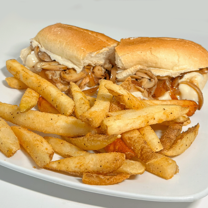 CHICKEN PHILLY SANDWICH.