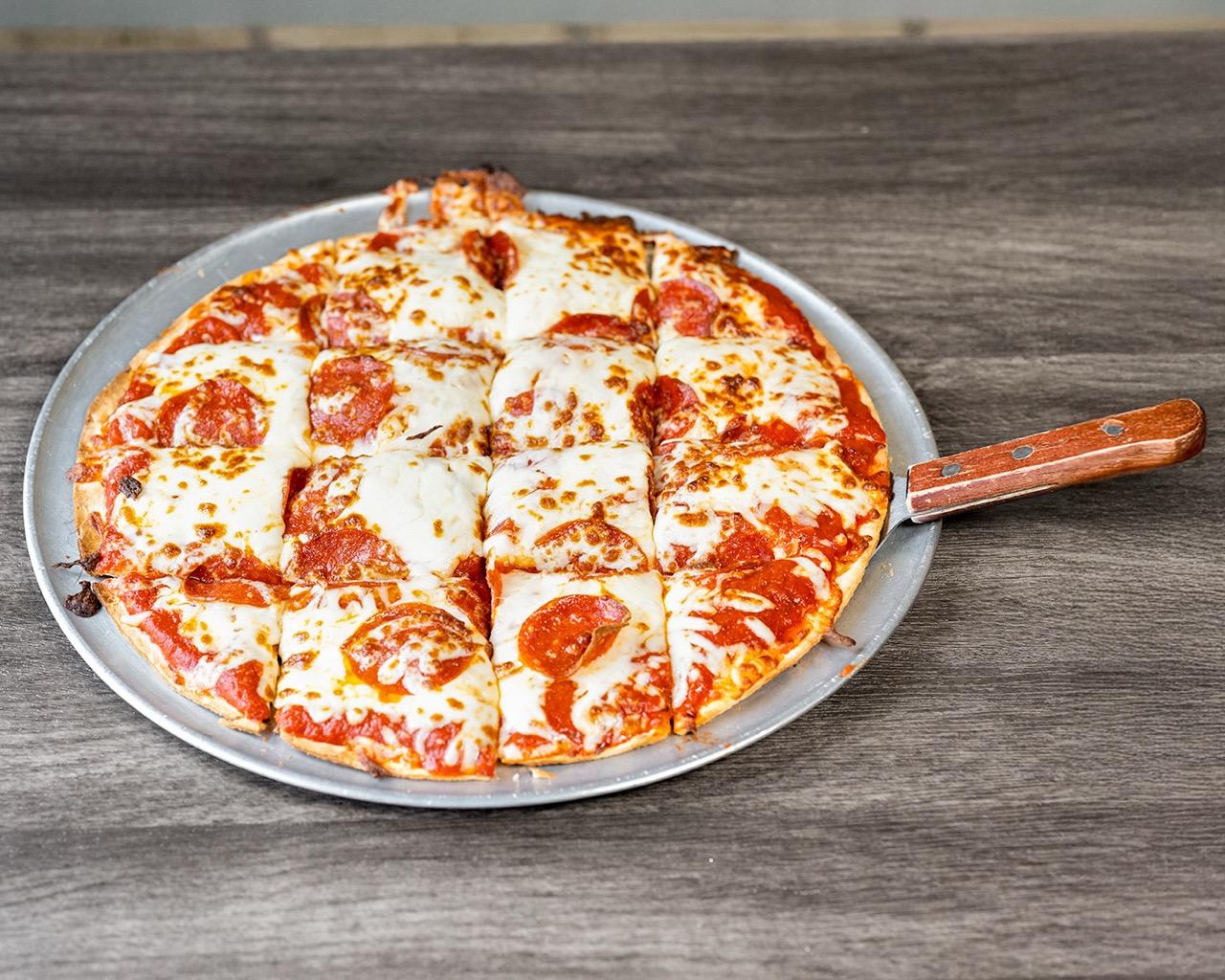 12 Inch Pepperoni Pizza.