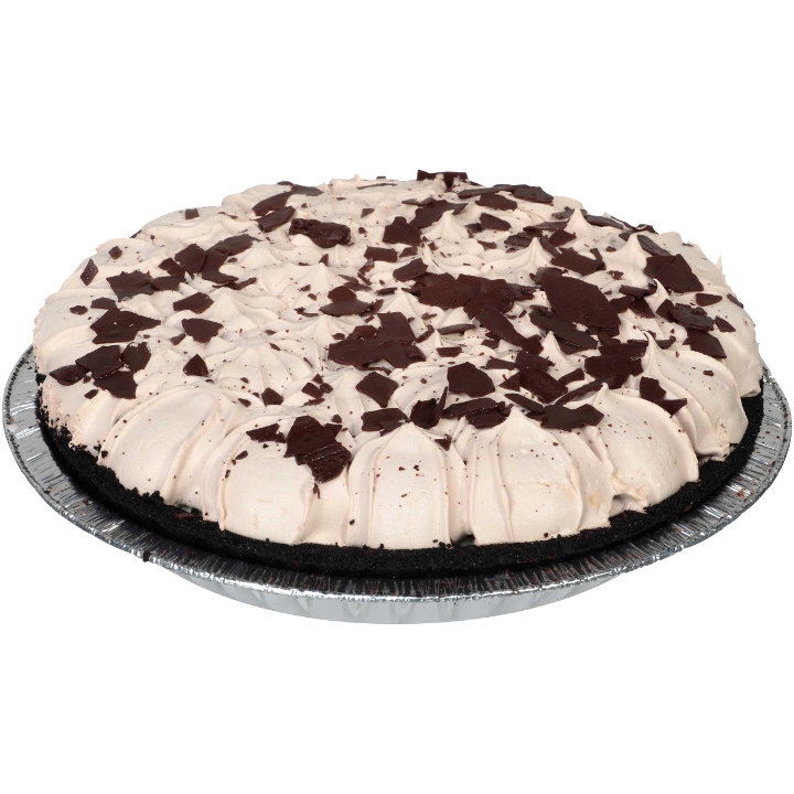Chocolate mint pie - Whole.