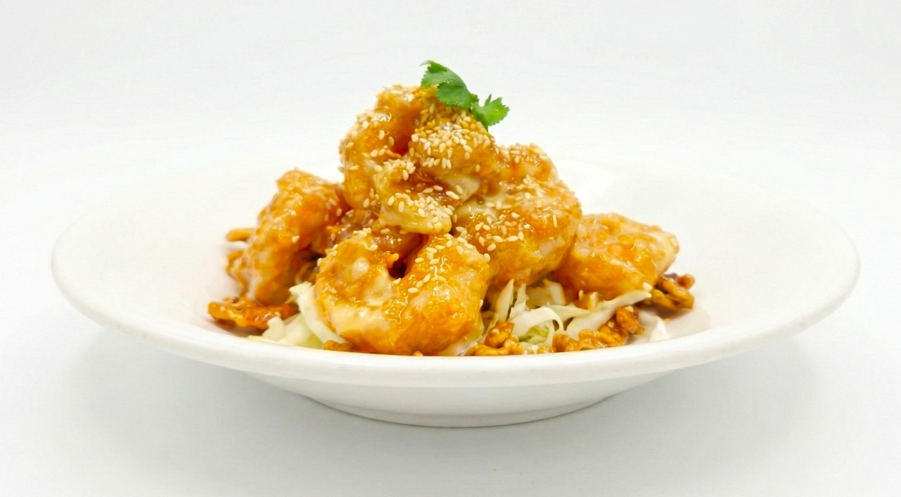 Honey Walnut Prawns.