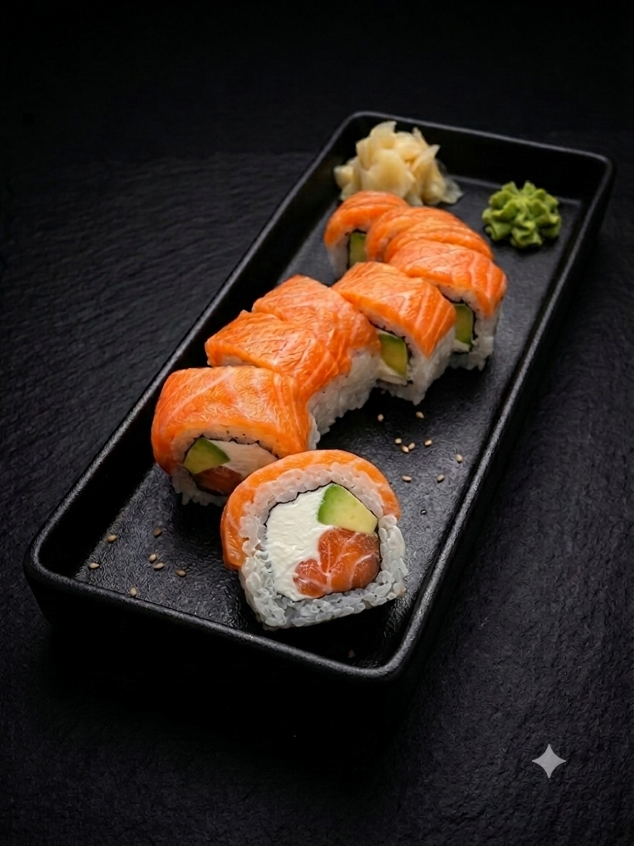 SR6 Salmon Crazy Roll.