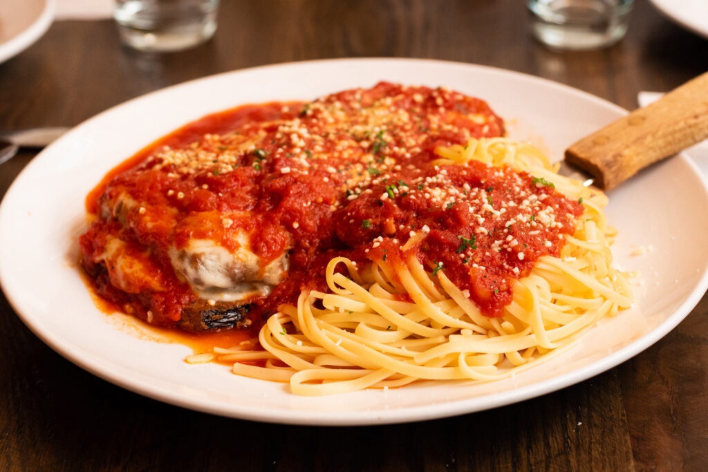 Eggplant Parmesan.