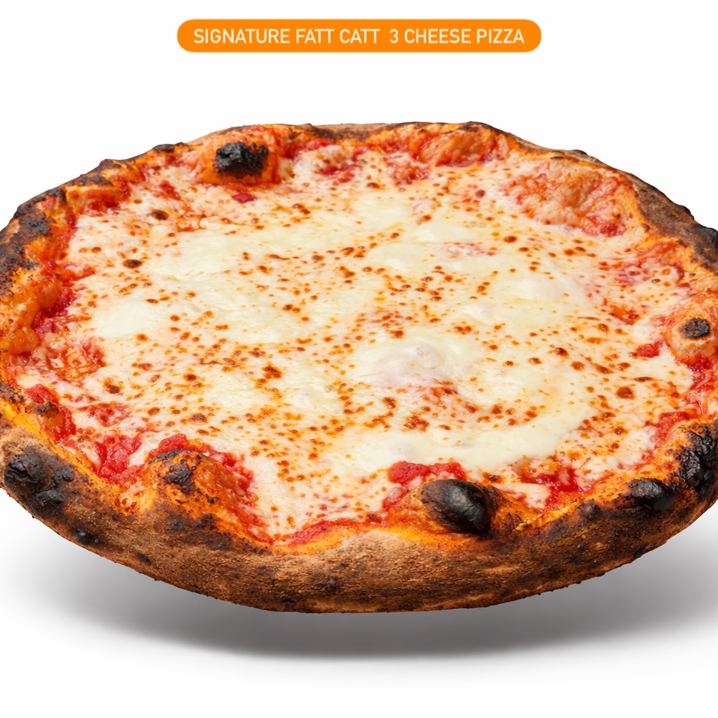 Fatt Catt 3 Cheese Pizza.